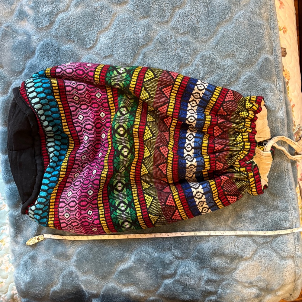 Colorful Boho Geometric Drawstring Backpack - image 5